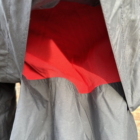 Vintage Y2K Nike Jacket‎ Men XXL Black Red Mesh Lined Hooded Breathable Pocket - Picture 9 of 9